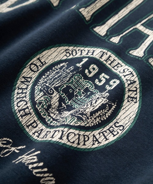 make a ray!(メイク ア レイ!)の「【0】CHRISTOPHER&BAHAMAS ヴィンテージ加工 カレッジロゴプリント スウェット/ビッグシルエット(スウェット・レディース・チャコールグレー/アッシュグレー/オートミール/ブラック系その他/グレー/シルバーグレー/ブラック/ネイビー・M/L/XL)」の13枚目の写真