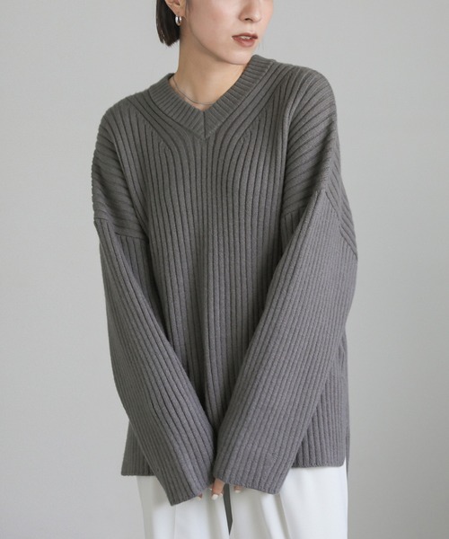 新品未使用❗️MOCO モコ　50 Vネック　ニットセーター　ゴルフ　グレー 楽天市場】シーグリーン モコルームウェア セーター SEAGREEN MOCO