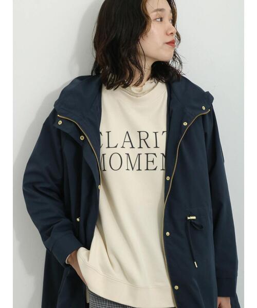 Samansa Mos2 blue（サマンサモスモスブルー）の「シアーリブハイネックロンT（Tシャツ/カットソー・レディース・ブラック/キナリ/キャメル/ブルー・F）」の22枚目の写真