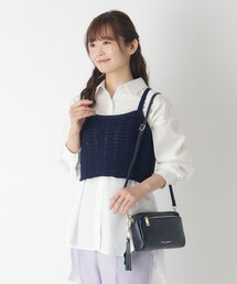【ベルト長さ調節可】レザージップショルダー
