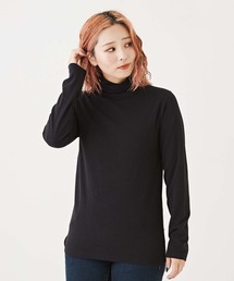CUBE SUGAR（キューブシュガー）の「無地ウォームフライス抗菌加工タートルネックインナー（インナーウェア/肌着）」