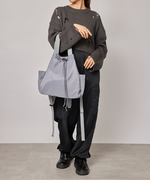 【タグ付き未使用品】LOEFF ロエフ ダメージ クルーネックニット 0 タグ付き未使用品】LOEFF ロエフ ダメージ クルーネックニット 0