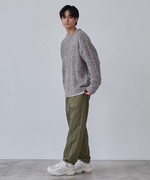 coen(コーエン)の「California Sportswear(カリフォルニアスポーツウェア)別注ナイロントラックパンツ(セットアップ対応)(その他パンツ・メンズ・オリーブ/ブラック・M/XL/L)」の17枚目の写真