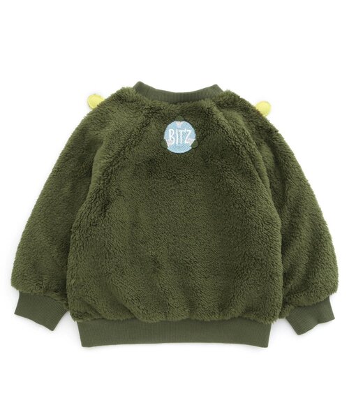 BIT'Z（ビッツ）の「ドラゴンなりきりトレーナー（スウェット・キッズ・オレンジ/カーキ・80/90/95/100/110/120）」の8枚目の写真