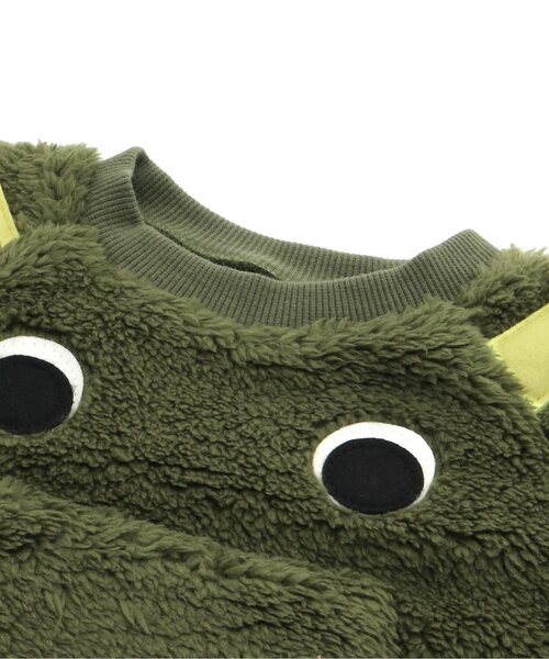 BIT'Z（ビッツ）の「ドラゴンなりきりトレーナー（スウェット・キッズ・オレンジ/カーキ・80/90/95/100/110/120）」の10枚目の写真