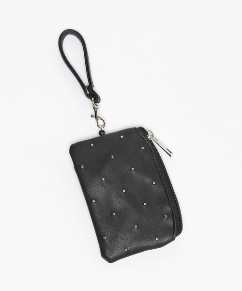 Me%（ミィパーセント）の「ドットスタッズリールパスケース　984246（パスケース・レディース・グレー/アイボリー/ブラック・FREE）」の13枚目の写真