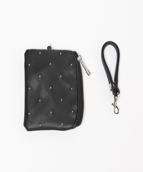 Me%（ミィパーセント）の「ドットスタッズリールパスケース　984246（パスケース・レディース・グレー/アイボリー/ブラック・FREE）」の14枚目の写真