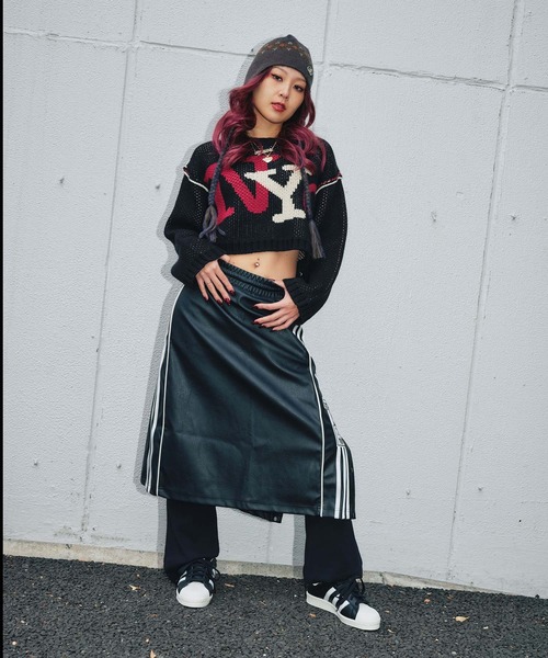 atmos pink（アトモスピンク）の「atmos pink ノルディック柄 ニット帽 / アトモスピンク ノルディックガラ ニットボウ（ニットキャップ/ビーニー・レディース・ダークグレー/ベージュ/グレー・FREE）」の5枚目の写真
