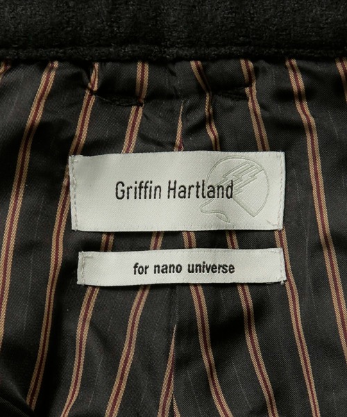 NANO universe(ナノユニバース)の「「GriffinHartland」別注イージーパンツ(スラックス・メンズ・ブラック/カーキ・L/M)」の18枚目の写真