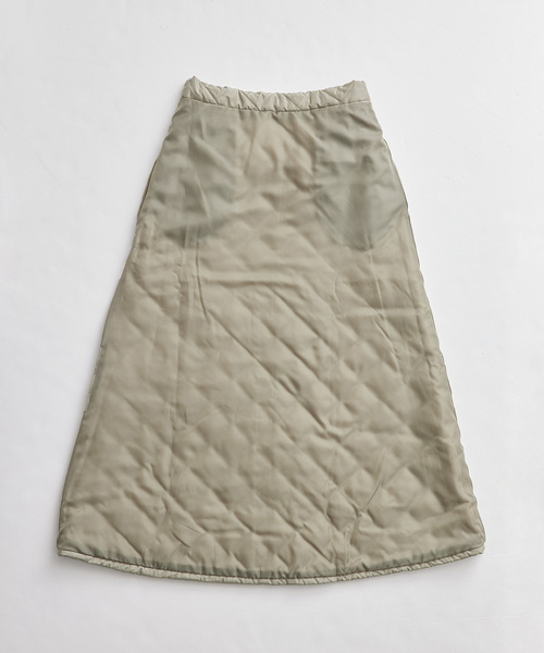 Jayro（ジャイロ）の「キルテイング中綿SK（スカート・レディース・カーキ/キャメル/ベージュ・M）」の9枚目の写真