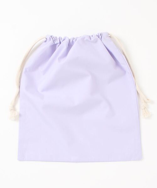 petit main（プティマイン）の「【WEB限定】【プティマイン】チェリー柄プリント巾着（ポーチ・キッズ・アイボリー/ラベンダー・FREE）」の6枚目の写真