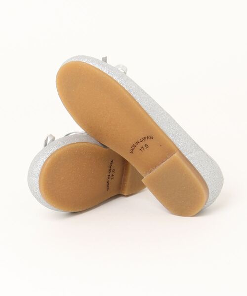 HAKKA KIDS（ハッカキッズ）の「[フォーマル対応]バレエシューズ（バレエシューズ・キッズ・A/ピンク/シルバー・16.0cm/17.0cm/18.0cm）」の5枚目の写真