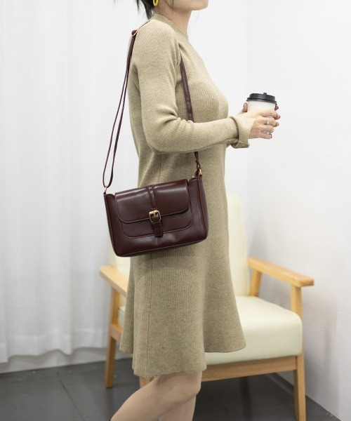 Miniministore（ミニミニストア）の「ニットワンピース ミニ丈 裾フレアワンピ（ワンピース・レディース・ベージュ/ブラック/ブラウン・フリー）」の12枚目の写真