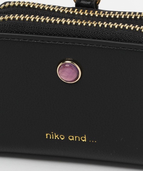 niko and...（ニコアンド）の「オリジナル天然石マルチケース（ポーチ・レディース・ブラック/ブラウン/ピンク/ホワイト・0）」の14枚目の写真