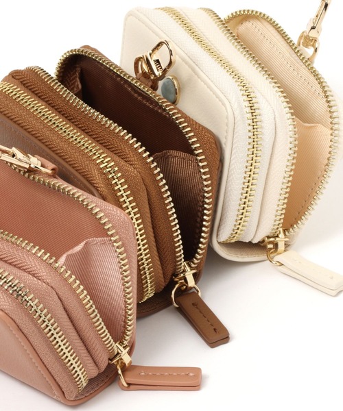 niko and...（ニコアンド）の「オリジナル天然石マルチケース（ポーチ・レディース・ブラック/ブラウン/ピンク/ホワイト・0）」の7枚目の写真