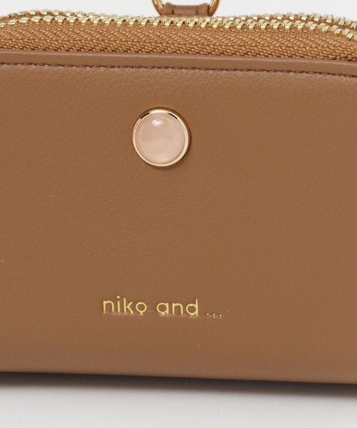 niko and...（ニコアンド）の「オリジナル天然石マルチケース（ポーチ・レディース・ブラック/ブラウン/ピンク/ホワイト・0）」の10枚目の写真