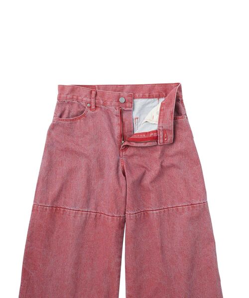HYSTERIC GLAMOUR カラーデニムワイドパンツ セール】カラーデニムワイドパンツ(デニムパンツ)|HYSTERIC