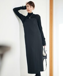 ICB（アイシービー）の「【洗える】リヨセルスパンサテン キャミソールワンピース（ドレス）」