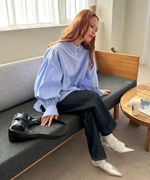 DISCOAT(ディスコート)の「2ポケットミニホーボーバッグ(トートバッグ・レディース・ブラック/イエロー/アイボリー・FREE)」の9枚目の写真