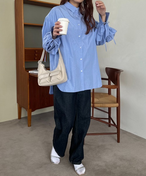 DISCOAT(ディスコート)の「2ポケットミニホーボーバッグ(トートバッグ・レディース・ブラック/イエロー/アイボリー・FREE)」の20枚目の写真