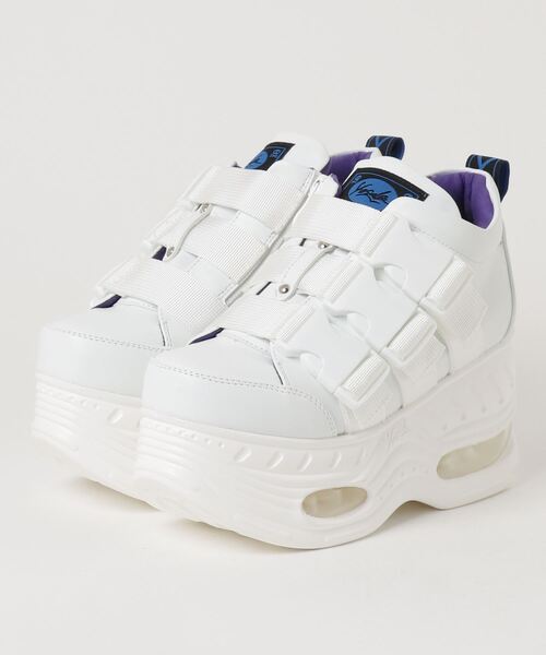 YOSUKE（ヨースケ）の「YOSUKE / ヨースケ厚底スニーカー（スニーカー・レディース・ホワイト/レインボー/アイボリー/ブラック・23.5cm/23.0cm/22.5cm/25.0cm/24.5cm/24.0cm）」の2枚目の写真