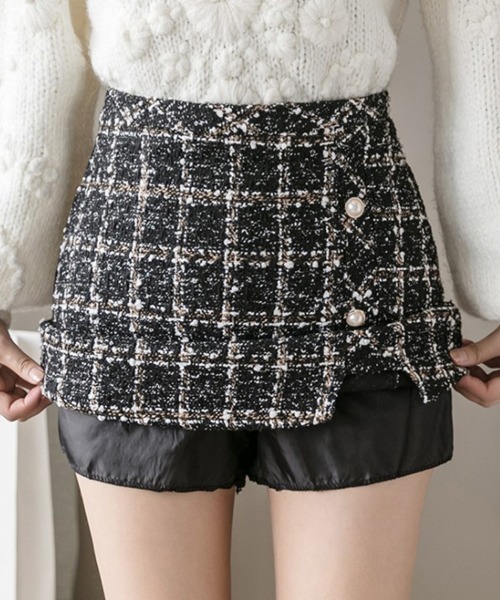 Miniministore（ミニミニストア）の「ツイード スカート レディース（スカート・レディース・ブラック/ベージュ・L/M/S/XL）」の14枚目の写真