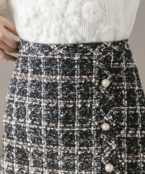 Miniministore（ミニミニストア）の「ツイード スカート レディース（スカート・レディース・ブラック/ベージュ・L/M/S/XL）」の20枚目の写真