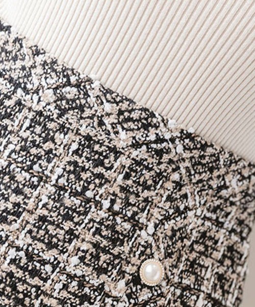 Miniministore（ミニミニストア）の「ツイード スカート レディース（スカート・レディース・ブラック/ベージュ・L/M/S/XL）」の9枚目の写真