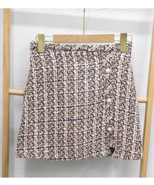 Miniministore（ミニミニストア）の「ツイード スカート レディース（スカート・レディース・ブラック/ベージュ・L/M/S/XL）」の15枚目の写真