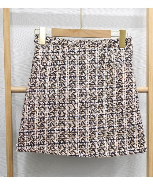 Miniministore（ミニミニストア）の「ツイード スカート レディース（スカート・レディース・ブラック/ベージュ・L/M/S/XL）」の11枚目の写真