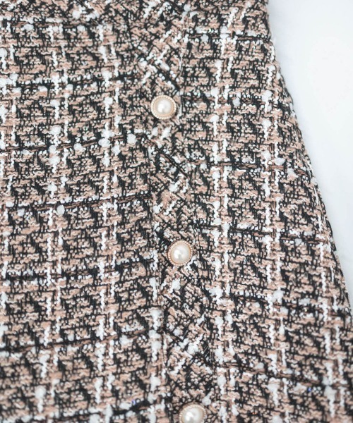 Miniministore（ミニミニストア）の「ツイード スカート レディース（スカート・レディース・ブラック/ベージュ・L/M/S/XL）」の21枚目の写真