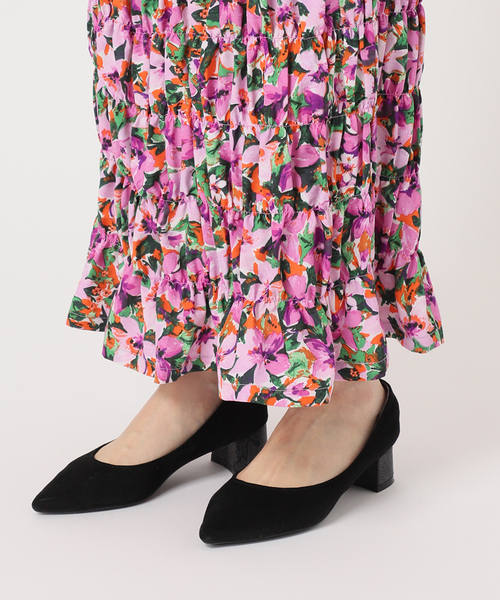 Gleamy/グリーミー】フラワープリントスカート2（スカート）｜B.C