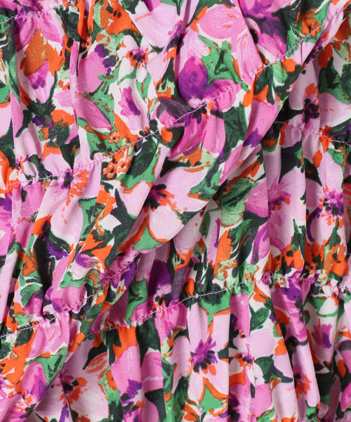 Gleamy/グリーミー】フラワープリントスカート2（スカート