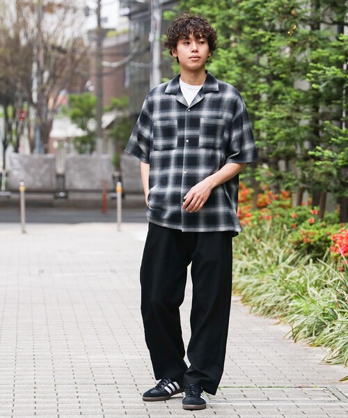 BEAMS HEART（ビームスハート）の「シアー オンブレーチェック シャツ（シャツ/ブラウス・メンズ・ネイビー/ブラック・LARGE/MEDIUM/SMALL）」の5枚目の写真