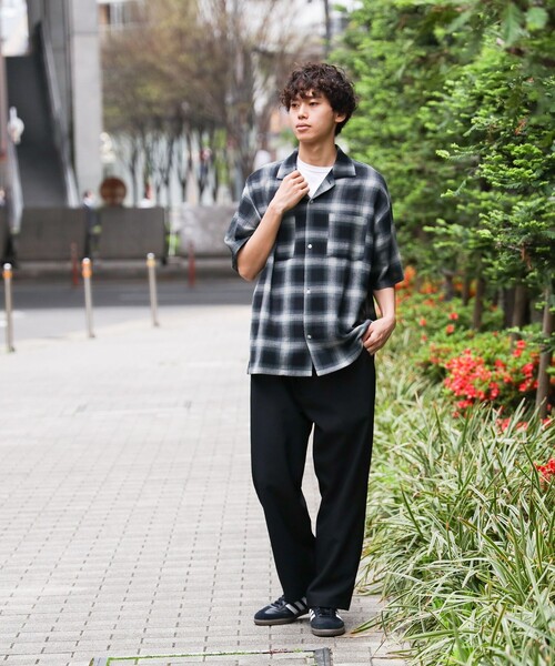 BEAMS HEART（ビームスハート）の「シアー オンブレーチェック シャツ（シャツ/ブラウス・メンズ・ネイビー/ブラック・LARGE/MEDIUM/SMALL）」の6枚目の写真