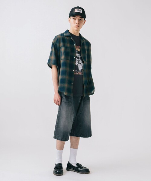 BEAMS HEART（ビームスハート）の「シアー オンブレーチェック シャツ（シャツ/ブラウス・メンズ・ネイビー/ブラック・LARGE/MEDIUM/SMALL）」の10枚目の写真