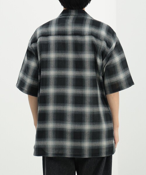 BEAMS HEART（ビームスハート）の「シアー オンブレーチェック シャツ（シャツ/ブラウス・メンズ・ネイビー/ブラック・LARGE/MEDIUM/SMALL）」の14枚目の写真