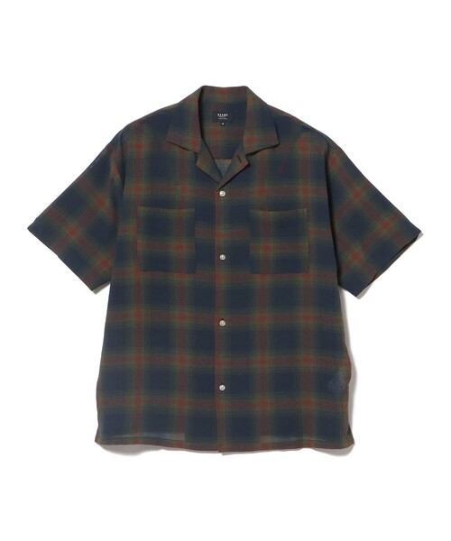 BEAMS HEART（ビームスハート）の「シアー オンブレーチェック シャツ（シャツ/ブラウス・メンズ・ネイビー/ブラック・LARGE/MEDIUM/SMALL）」の20枚目の写真