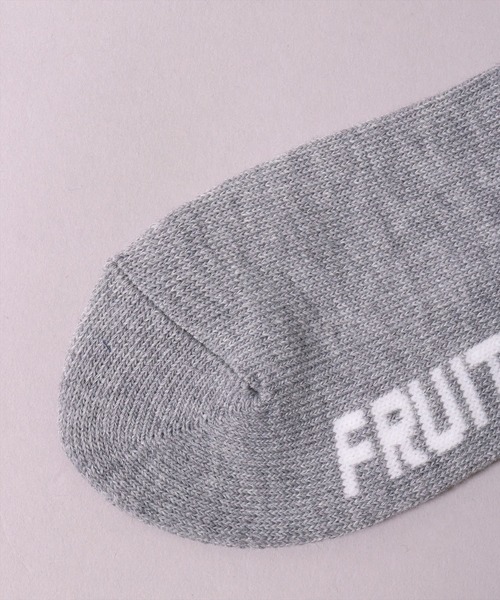 FRUIT OF THE LOOM（フルーツオブザルーム）の「(GA)【FRUIT OF THE LOOM】【3足セット】ブランドロゴマーク アンクルソックス（ソックス/靴下・メンズ・その他・23-25cm/25-27CM）」の6枚目の写真