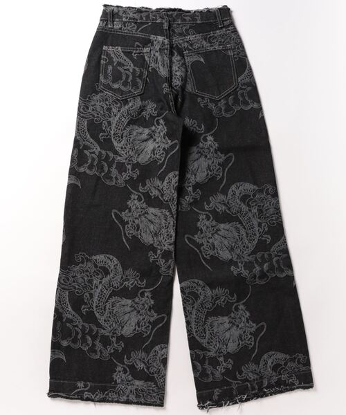VIBGYOR(ヴィブジョー)の「【バーレスク】チャイナドラゴンデニムパンツ(BQ)(デニムパンツ・レディース・ブラック・MEDIUM/LARGE)」の13枚目の写真