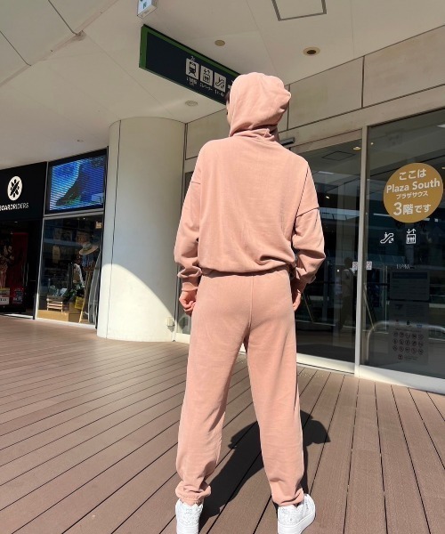 セール】JIVY/ロキシーフロントブランドロゴジップアップフーディ