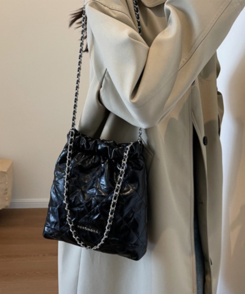 Ritzy(リッツィー)の「キルティングチェーン ショルダーバッグ(ショルダーバッグ・レディース・シルバー/ブラック/ホワイト・FREE)」の9枚目の写真