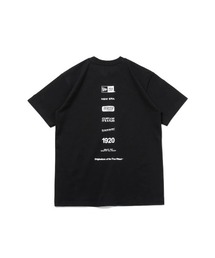 【NEW ERA】S/S Cotton Tee ARCHIVE LOGO BLK WHI