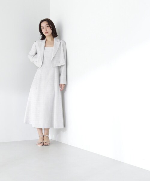 NATURAL BEAUTY BASIC(ナチュラルビューティーベーシック)の「◇【美人百花掲載】ツイード SETUP ショートジャケット(テーラードジャケット・レディース・ブラック系その他/グレー系その他・MEDIUM/SMALL)」の19枚目の写真