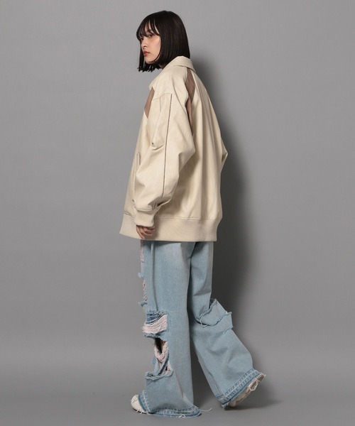 Anui(アニュイ)の「【UNISEX/3サイズ展開】モンスターダメージデニム(デニムパンツ・レディース・ブラック/ブルー/レインボー・SMALL/MEDIUM/LARGE)」の21枚目の写真