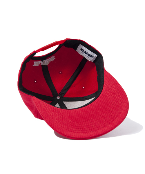 XLARGE(エクストララージ)の「SLANTED OG SNAPBACK CAP(キャップ・メンズ・ブラック/パープル/レッド・ONE SIZE)」の9枚目の写真