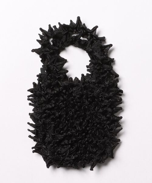 ACCOMMODE(アコモデ)の「HAM-33Bai Shibori Bag / 絞りバッグ(エコバッグ/サブバッグ・レディース・ゴールド/クリーム/ブラック・FREE)」の5枚目の写真
