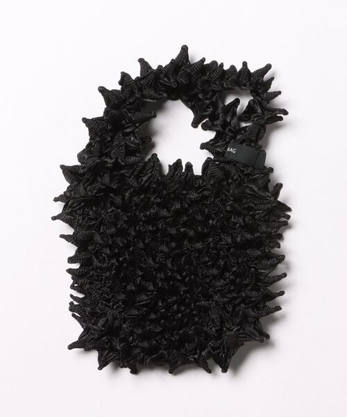 ACCOMMODE(アコモデ)の「HAM-33Bai Shibori Bag / 絞りバッグ(エコバッグ/サブバッグ・レディース・ゴールド/クリーム/ブラック・FREE)」の4枚目の写真