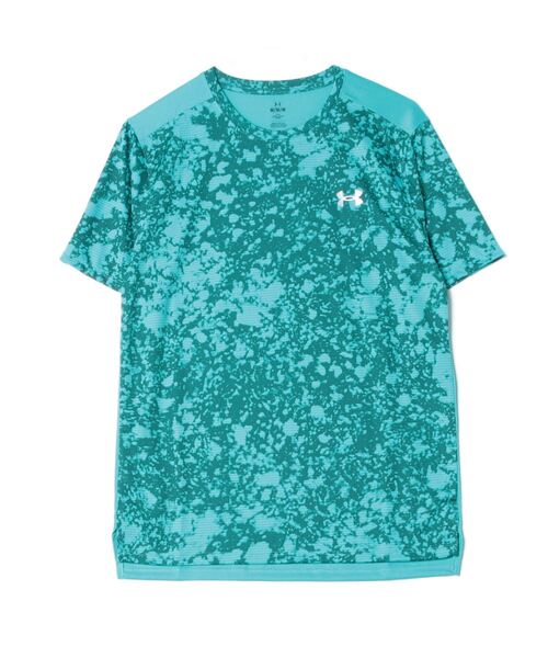 UNDER ARMOUR(アンダーアーマー)の「アンダーアーマー UAスピードストライド プリントTシャツ(Tシャツ/カットソー・メンズ・グリーン・S/M/L/LL)」の1枚目の写真
