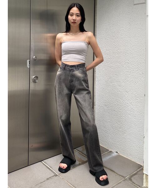 EMODA(エモダ)の「ボックスキャミソール(キャミソール・レディース・ホワイト/グレー/ブラック/グリーン/シルバー/その他・FREE)」の10枚目の写真